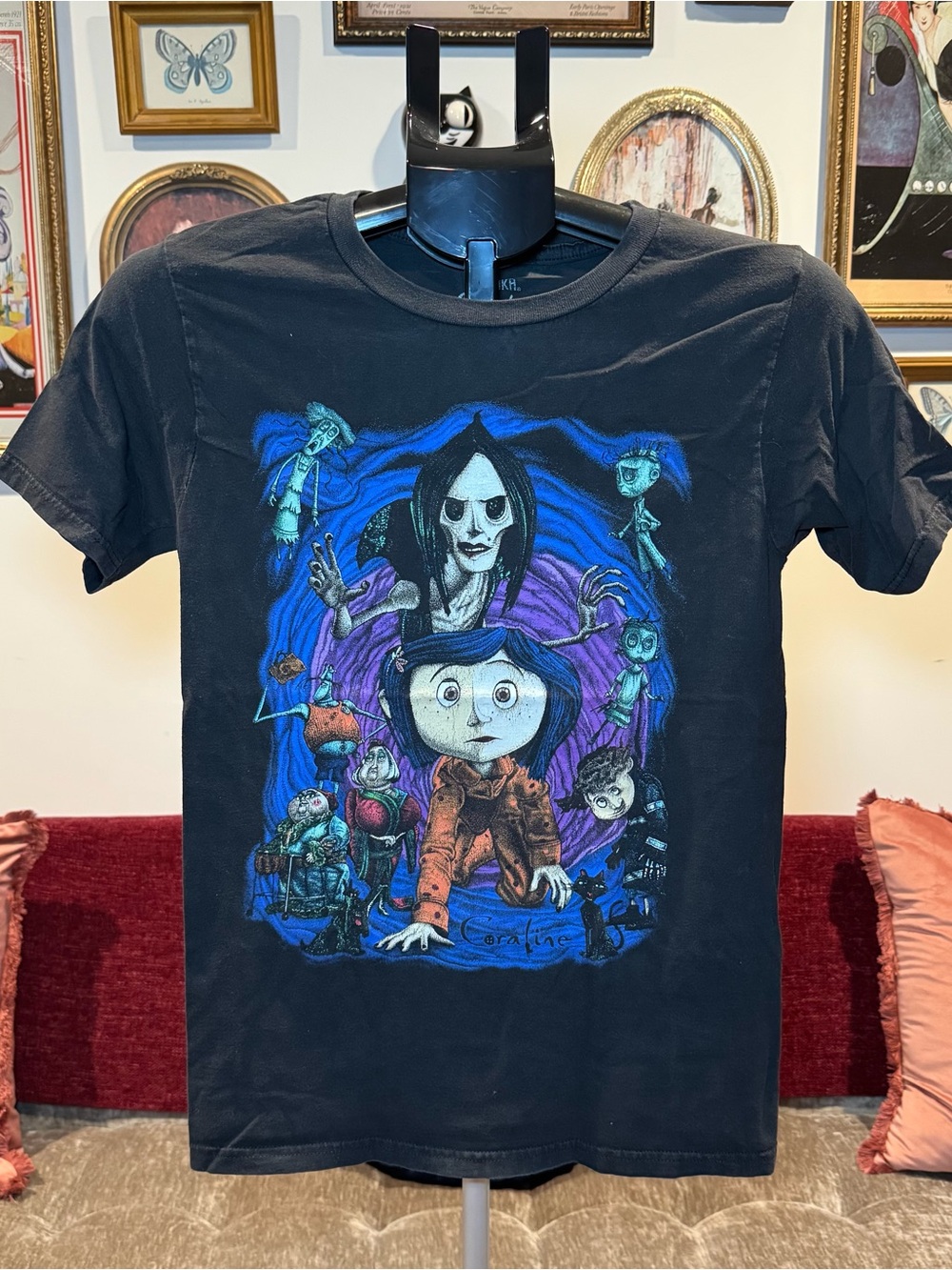 Laika Coraline Black Graphic Tee - Hot Topic